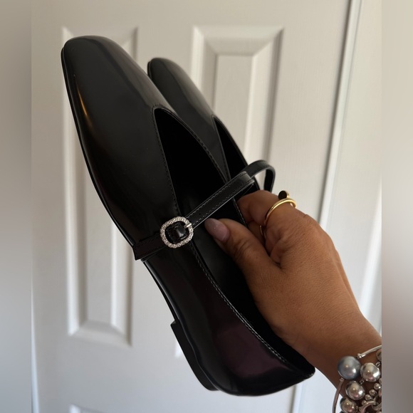 NWT Mango MNG Black Mary Jane Flats Ballerinas
With Strap Size: 36 (6) - Picture 9 of 12